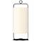 Minimalism 9.8" Matte Black/Cream White Table Lamp