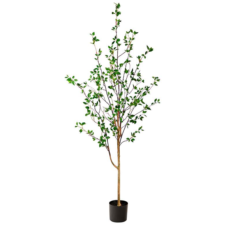 Image 2 Minimalist Citrus 78" High Artificial Tree in Planter