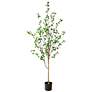 2_Minimalist Citrus 78" High Artificial Tree in Planter