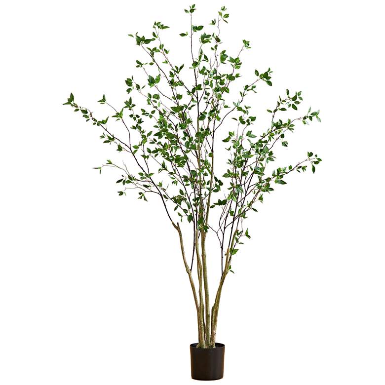 Image 2 Minimalist Citrus 84" High Artificial Tree in Planter