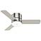 Minimus 44 in Indoor Brushed Nickel LED Ceiling Fan with Remote