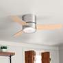Thumbnail1 of Minimus 44 in Indoor Brushed Nickel LED Ceiling Fan with Remote