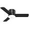 Minimus 44 in Indoor Matte Black LED Ceiling Fan with Remote