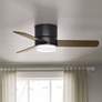 Thumbnail1 of Minimus 44 in Indoor Matte Black LED Ceiling Fan with Remote