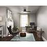 6_Minimus 44 in Indoor Matte Black LED Ceiling Fan with Remote more views