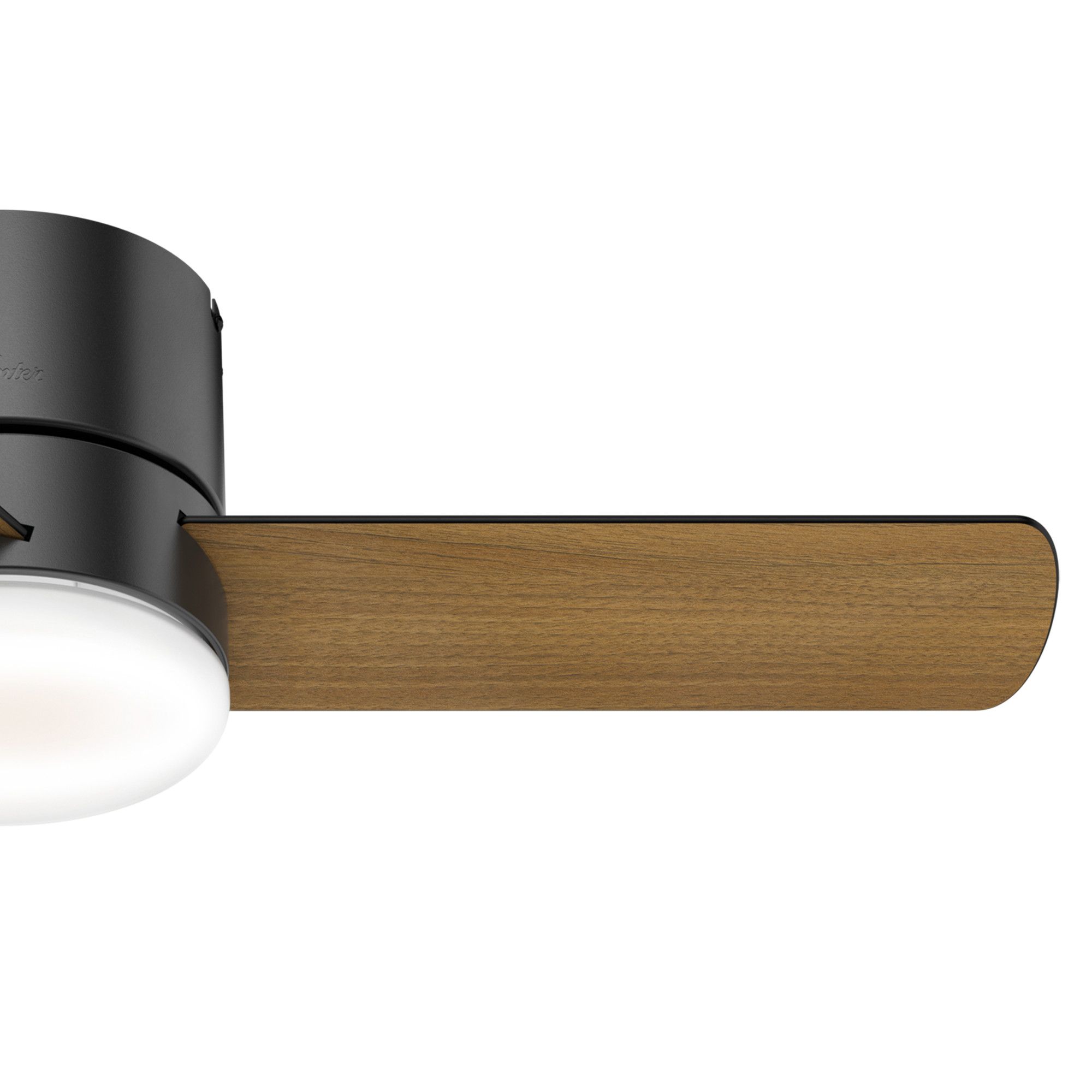 Minimus 44 in Indoor Matte Black LED Ceiling Fan with Remote