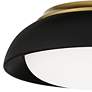 Minka 12" Wide LED Black Finish Modern Flushmount Ceiling Light