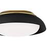 Minka 12" Wide LED Black Finish Modern Flushmount Ceiling Light