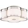 2_Minka 16 1/4" Wide Polished Nickel LED Flush Mount Ceiling Light