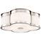 Minka 16 1/4" Wide Polished Nickel LED Flush Mount Ceiling Light