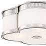 3_Minka 16 1/4" Wide Polished Nickel LED Flush Mount Ceiling Light more views