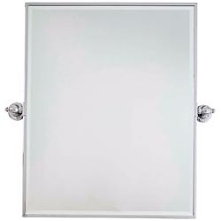 Minka 30&quot; High XL Chrome Bathroom Wall Mirror