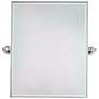 Minka 30" High XL Chrome Bathroom Wall Mirror