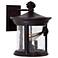 Minka Abbey Lane 14 1/4" High Iron Oxide 3-Light Outdoor Wall Lantern