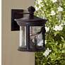 1_Minka Abbey Lane 14 1/4" High Iron Oxide 3-Light Outdoor Wall Lantern