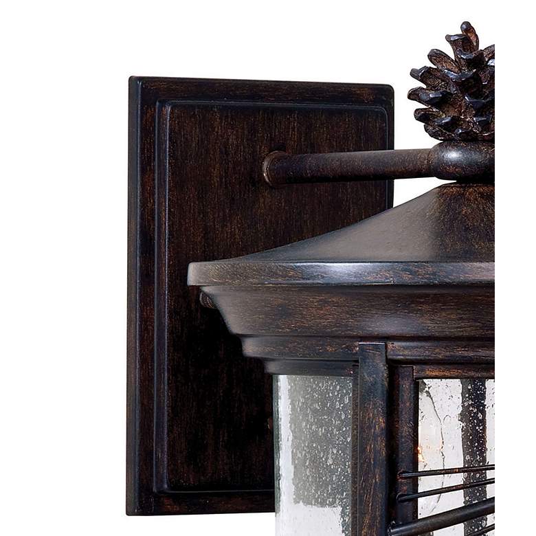 Image 4 Minka Abbey Lane Collection 10" High Rustic Outdoor Wall Light more views