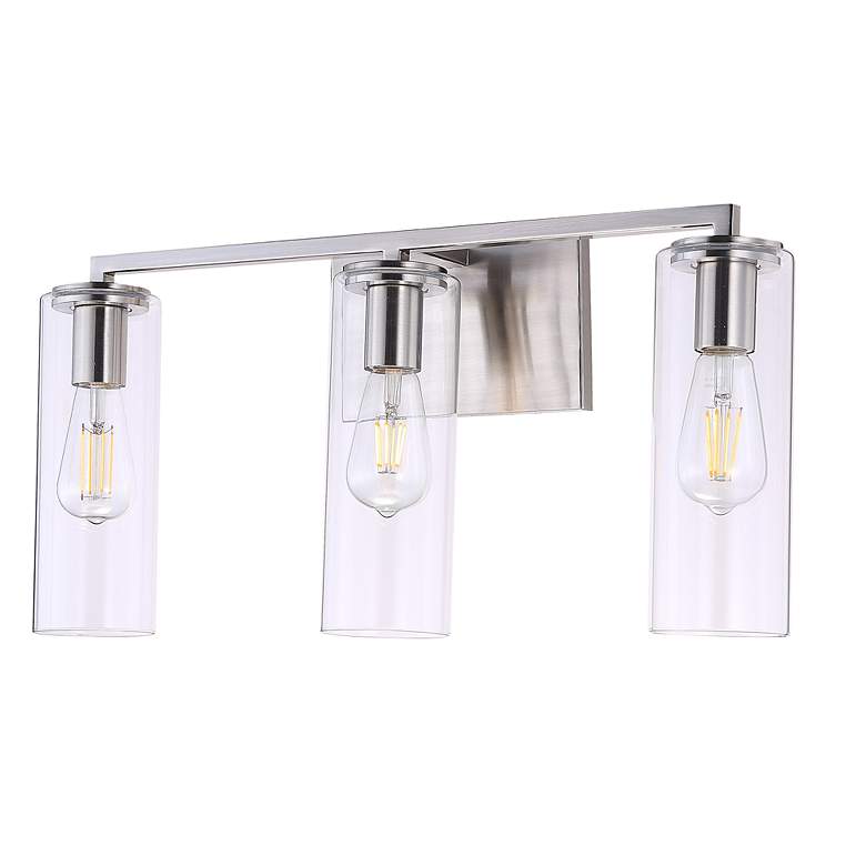 Image 2 Minka Acacia 24" Wide Brushed Nickel Metal 3-Light Bath Light more views