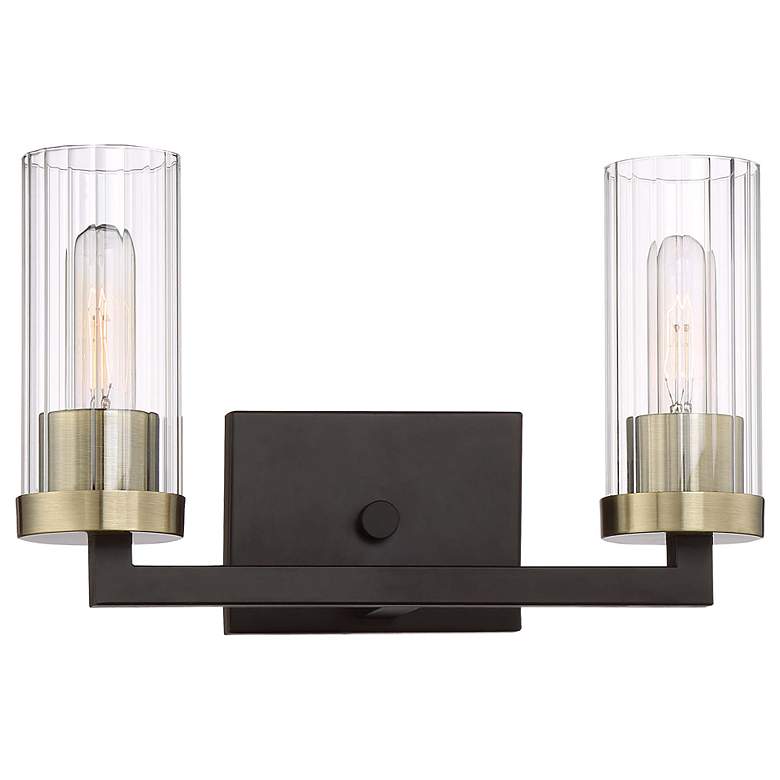 Image 4 Minka Ainsley Court 15" Wide Kingston Bronze 2-Light Wall Sconce more views