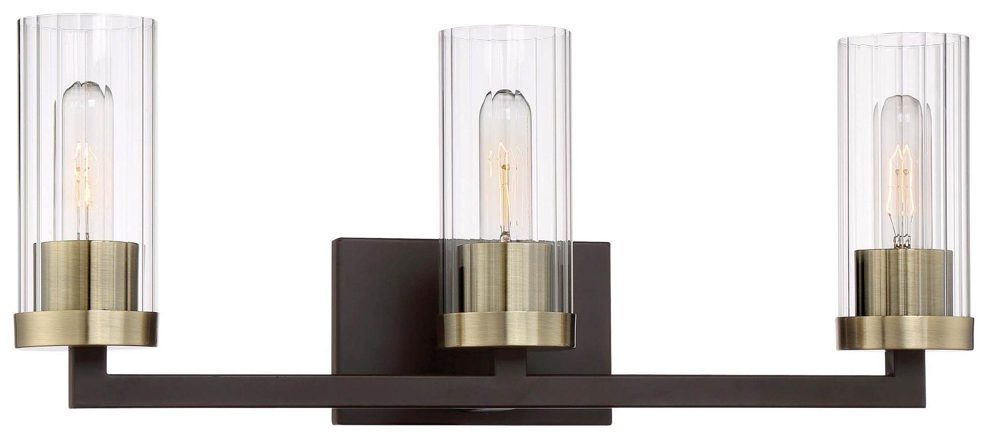 Image 6 Minka Ainsley Court 23" Wide Aged Kingston Bronze 3-Light Bath Light more views