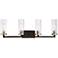 Minka Ainsley Court 32 3/4" Kingston Bronze 4-Light Bath Light
