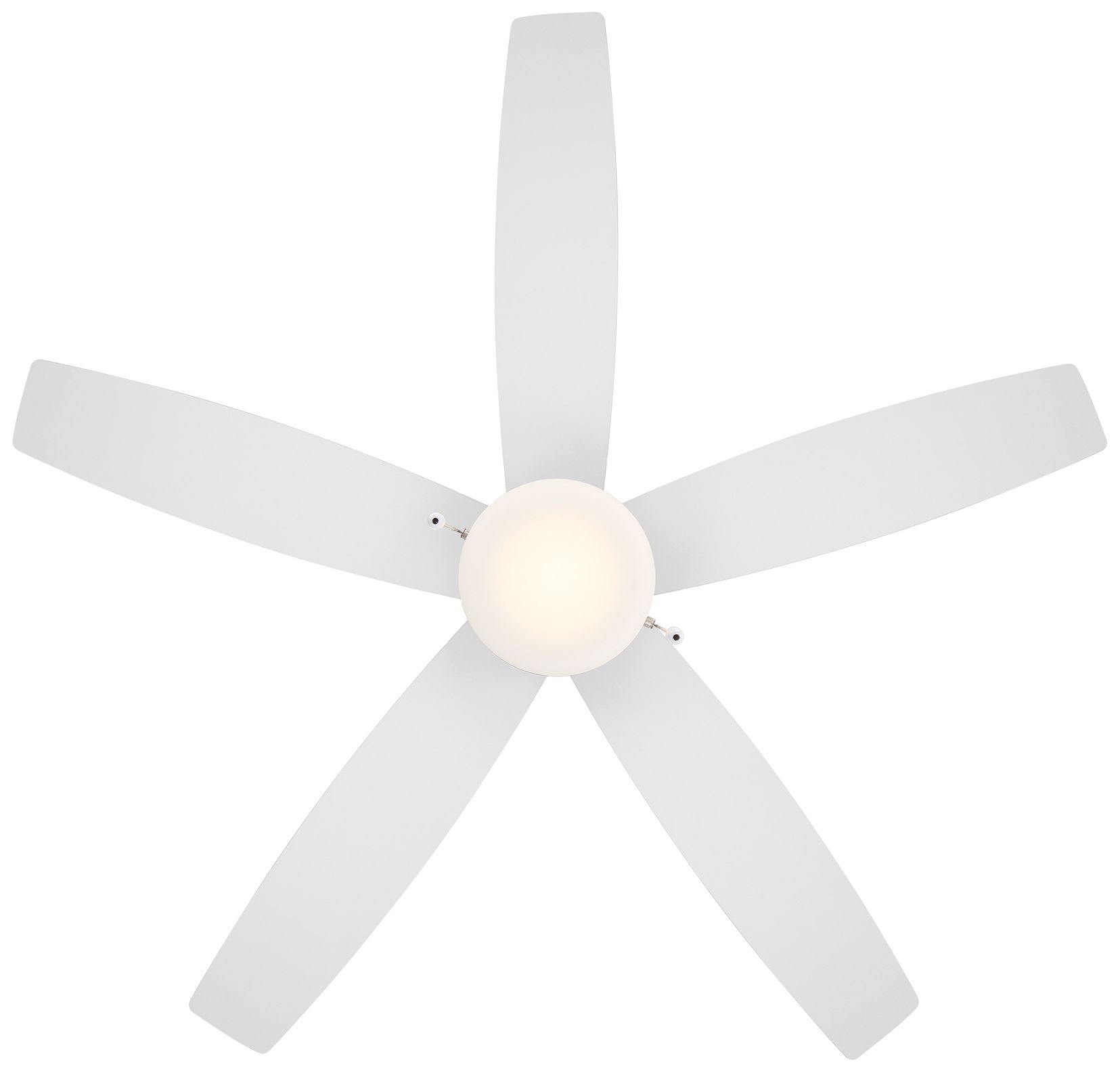 Image 6 Minka-Aire Airetor 52-in LED Brushed Brass and White 5-Blades Ceiling Fan more views