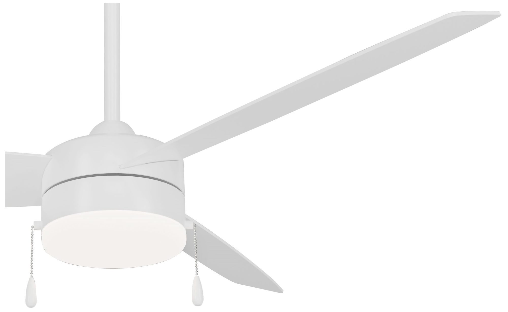 Image 5 Minka Aire Airetor III 54-inch LED Flat White Ceiling Fan more views