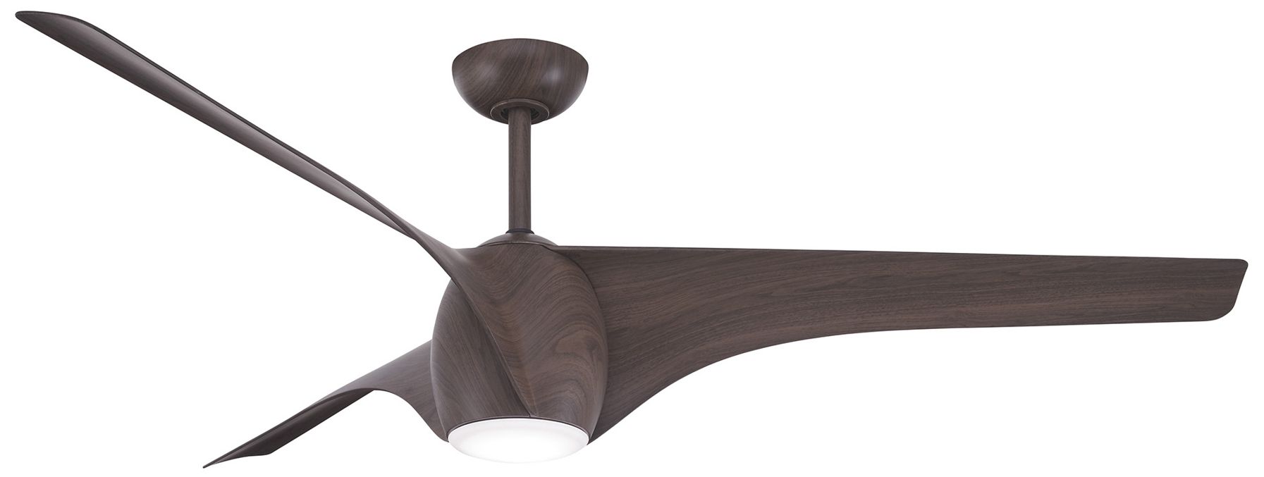 Image 2 Minka Aire Airewave 65-In LED Dark Maple Ceiling Fan with Remote Control