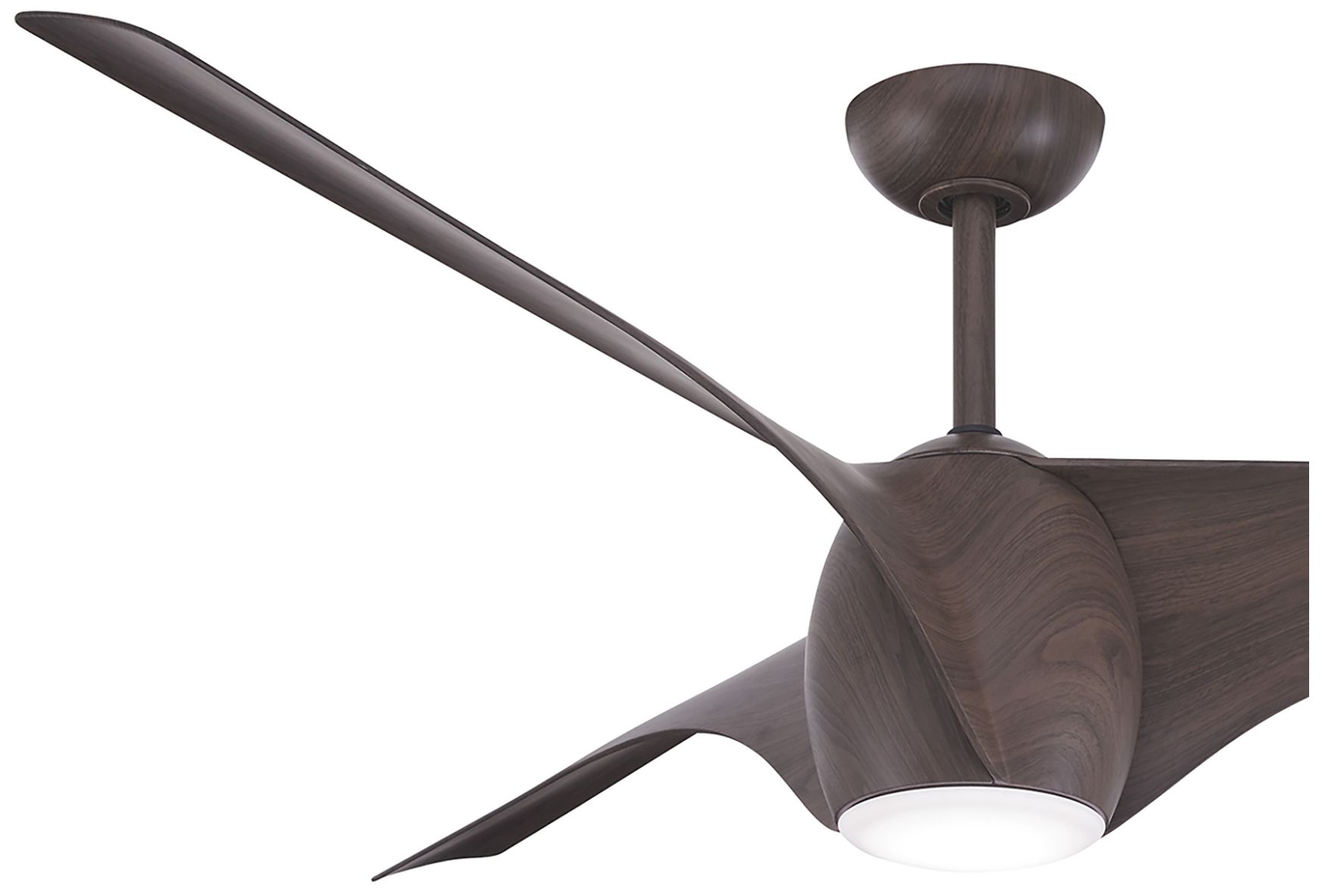 Image 3 Minka Aire Airewave 65-In LED Dark Maple Ceiling Fan with Remote Control more views