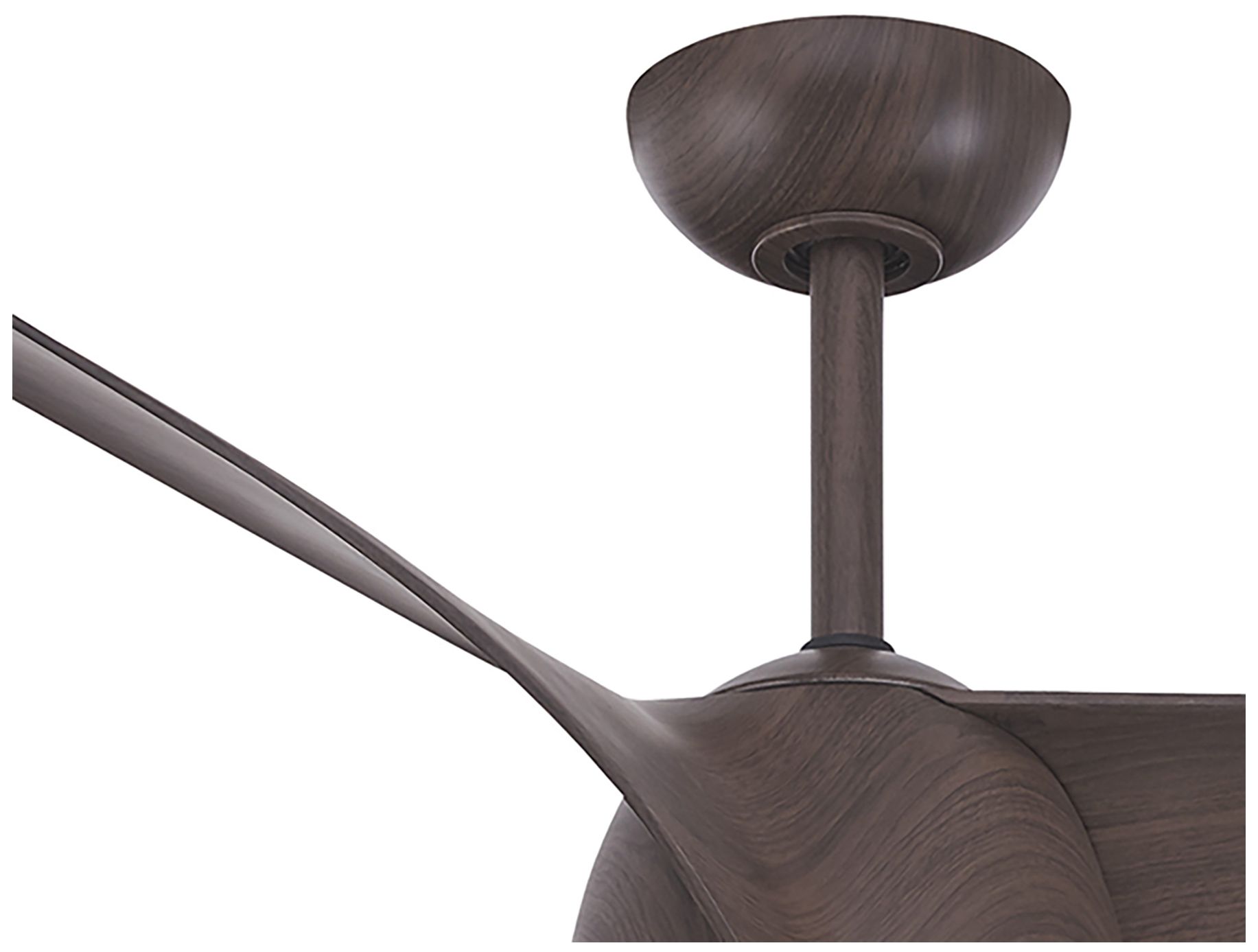 Image 7 Minka Aire Airewave 65-In LED Dark Maple Ceiling Fan with Remote Control more views