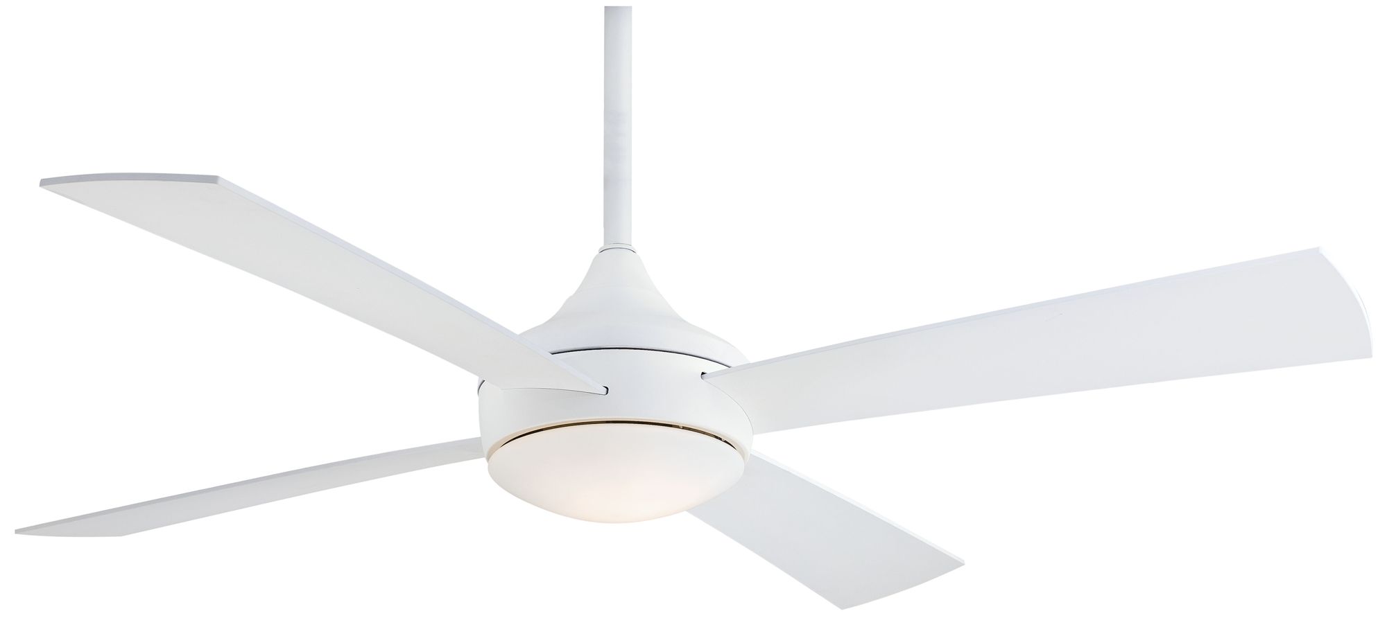 Minka Aire Aluma Wet 52-inch LED Flat White Ceiling Fan