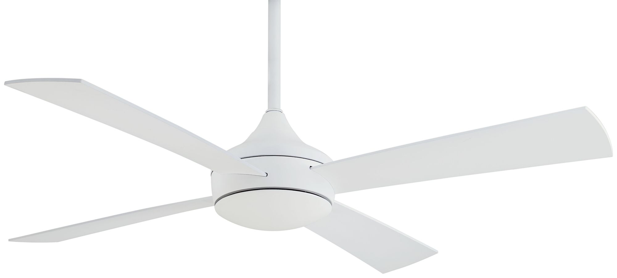 Image 5 Minka Aire Aluma Wet 52-inch LED Flat White Ceiling Fan more views