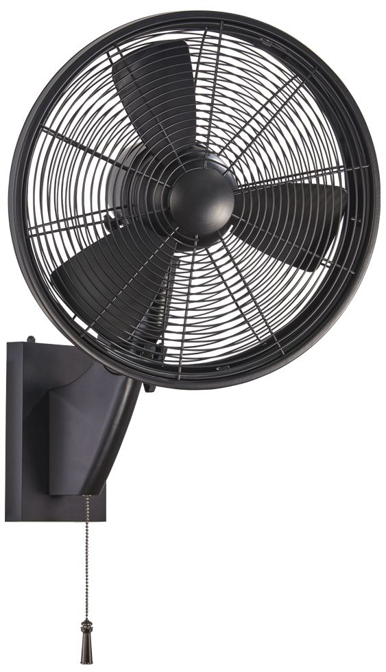 Image 2 Minka Aire Anywhere 15-inch Matte Black Outdoor Oscillating Fan