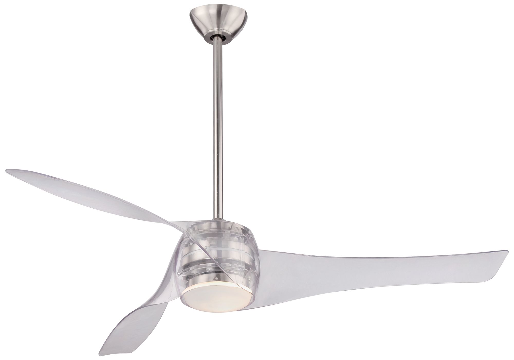 Image 2 Minka Aire Artemis 58-in LED Translucent Smart Ceiling Fan
