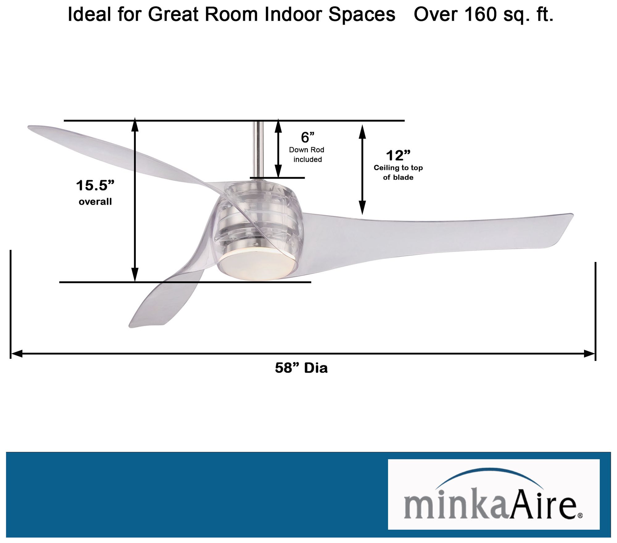 Minka Aire Artemis Ceiling Fan Lamps Plus