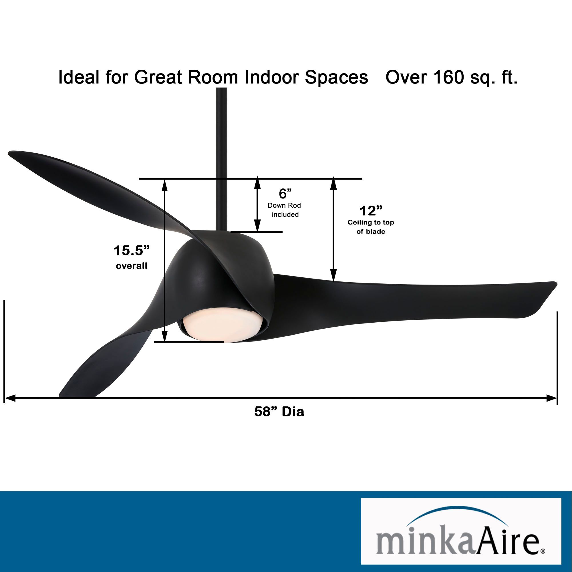 Minka Aire Artemis Ceiling Fan Lamps Plus