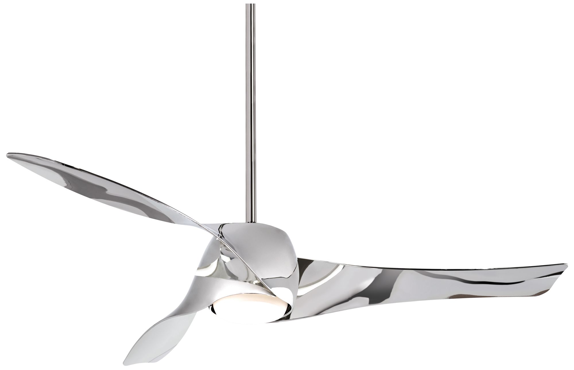 Minka Aire Artemis 58-inch LED Smart Liquid Nickel Ceiling Fan