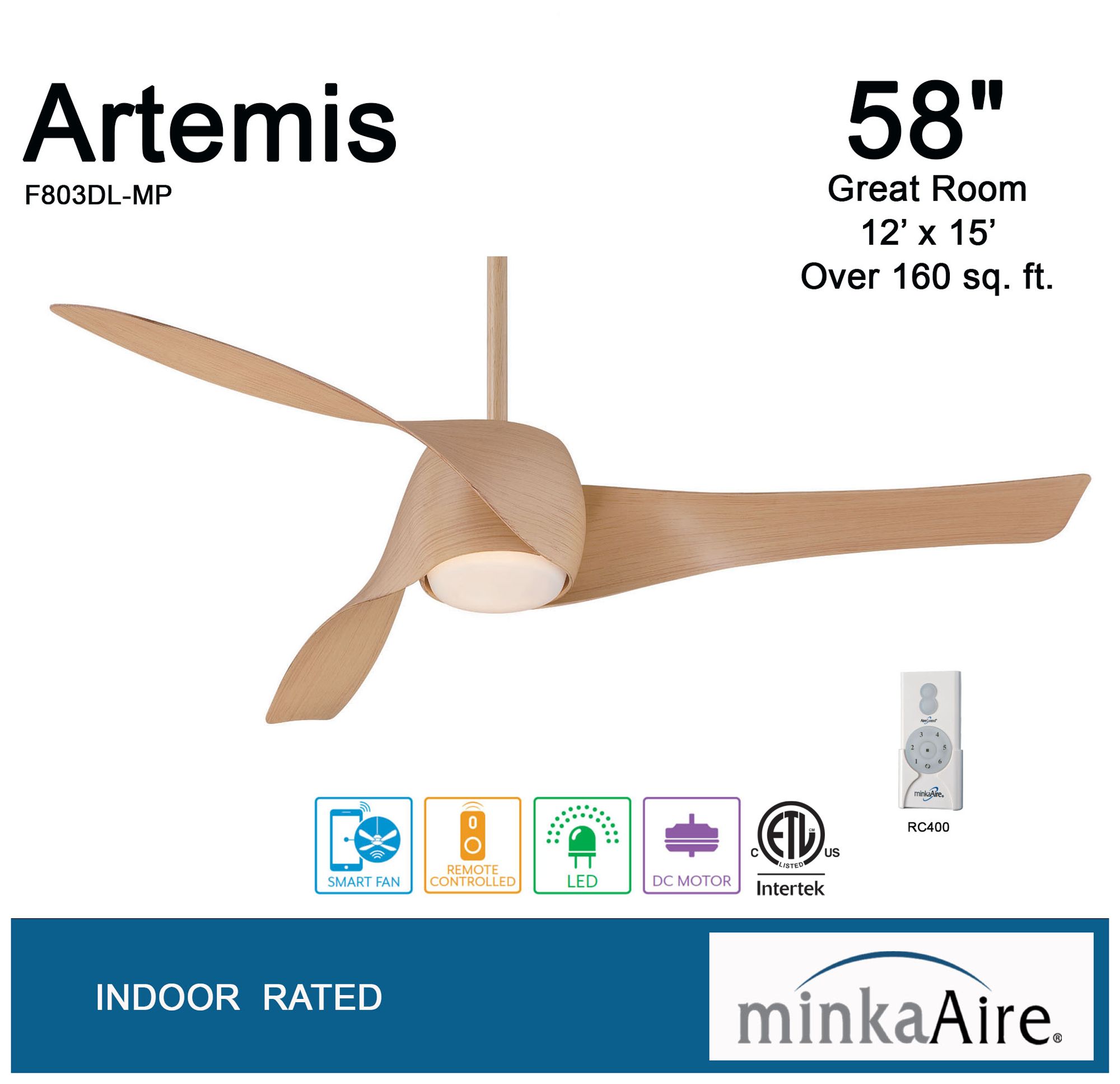 Minka Aire Artemis Ceiling Fan Lamps Plus