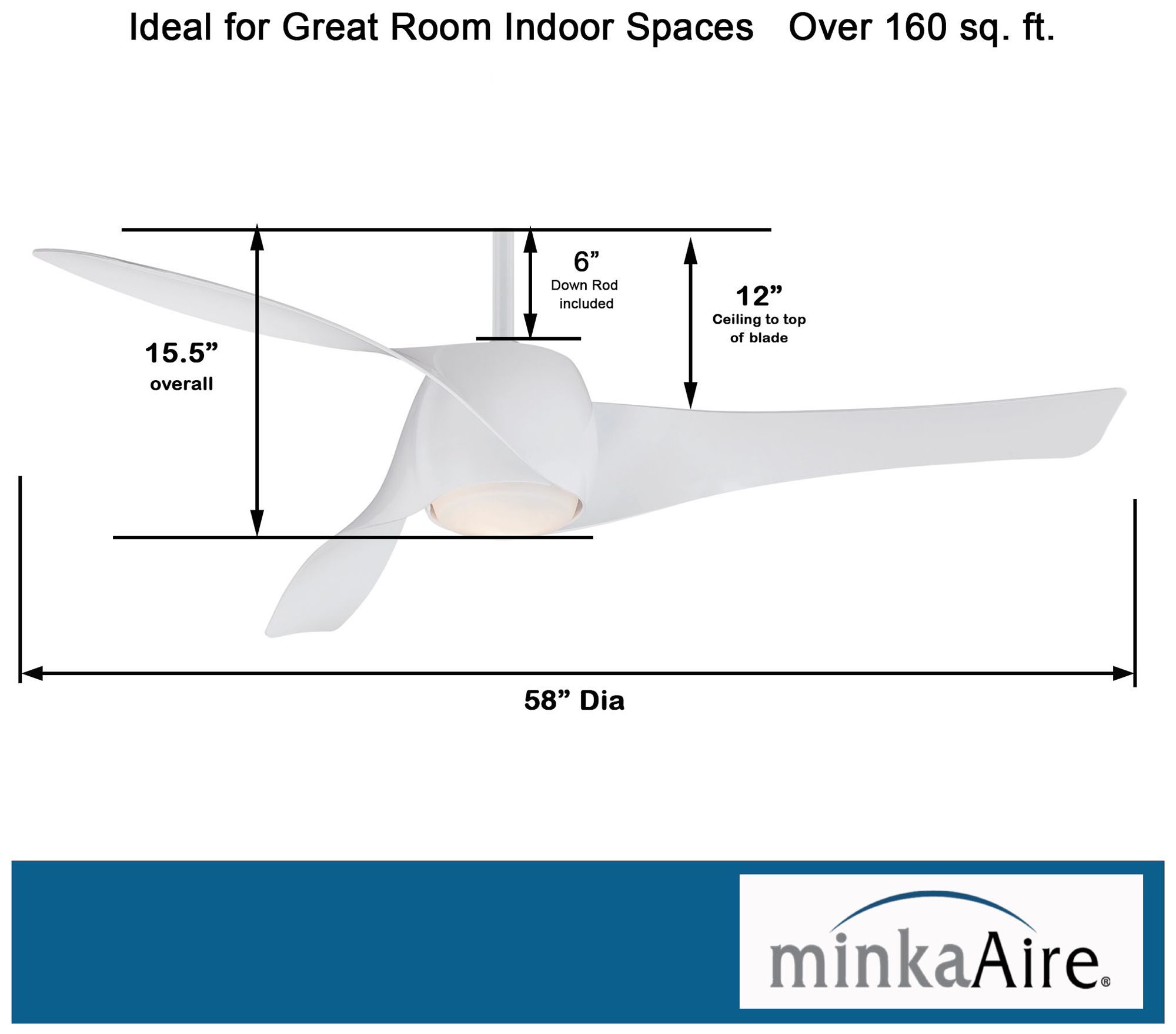 Minka Aire Artemis Ceiling Fan Lamps Plus