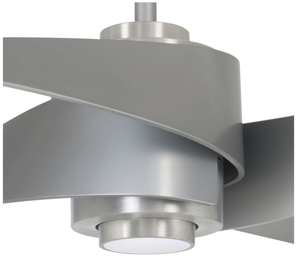 Image 3 Minka Aire Artemis IV 64-inch LED Brushed Nickel and Silver Ceiling Fan more views