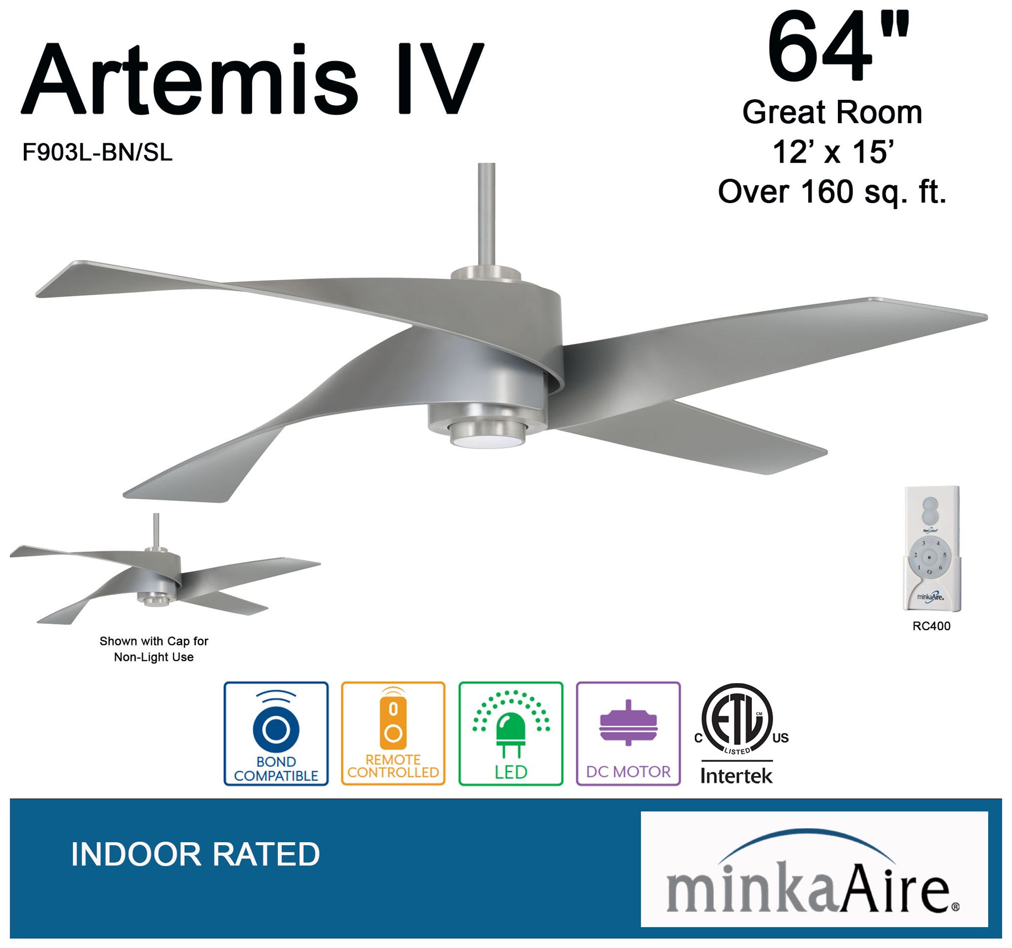 Minka Aire Artemis IV Ceiling Fan Lamps Plus