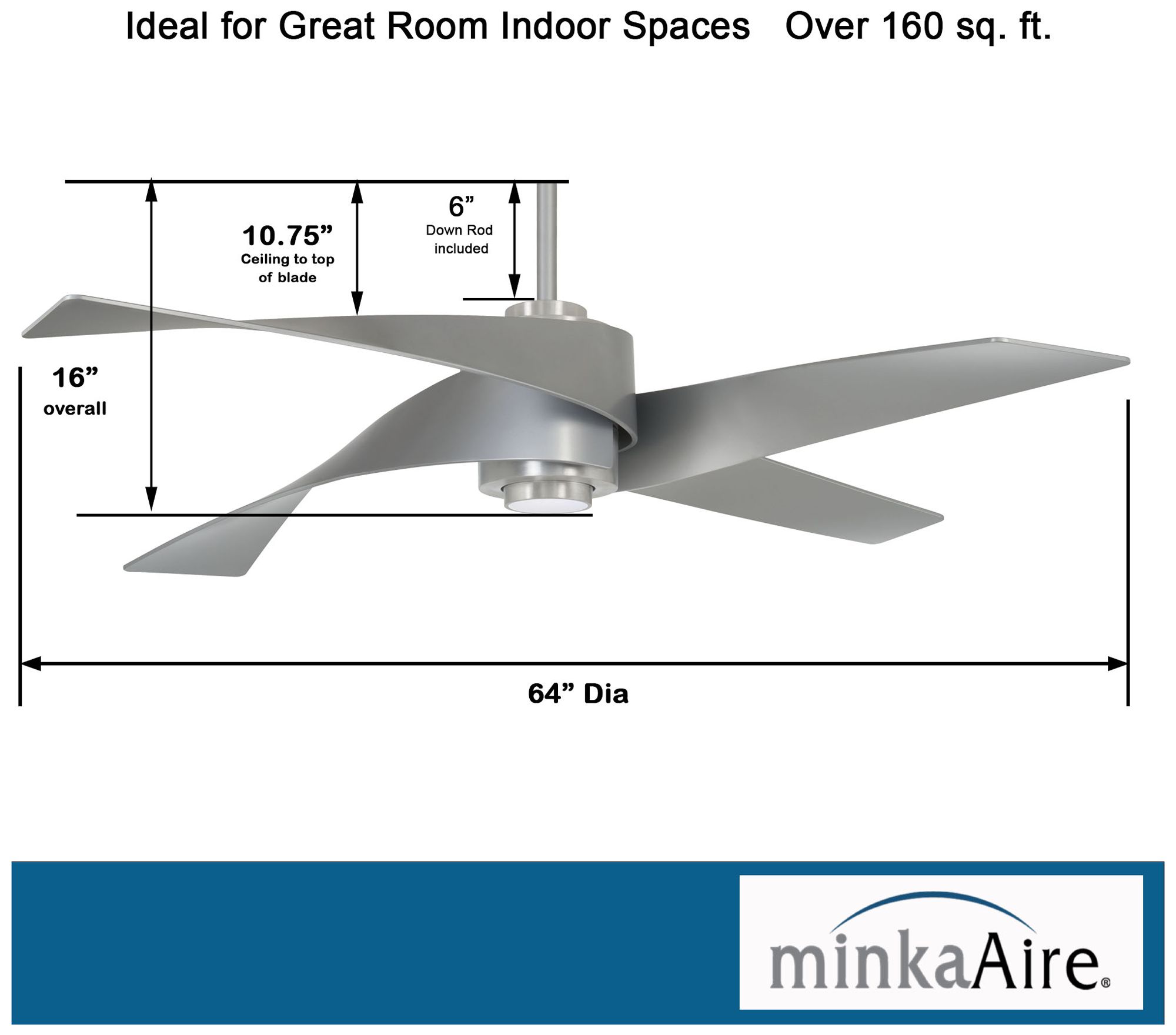 Minka Aire Artemis IV Ceiling Fan Lamps Plus