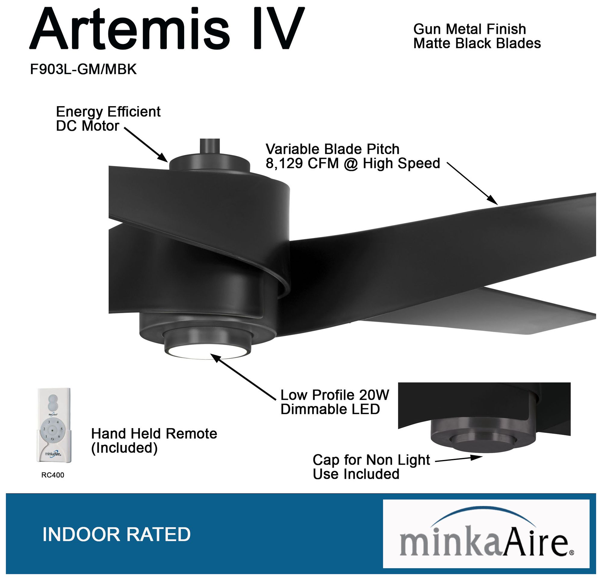 Minka Aire Artemis IV Ceiling Fan Lamps Plus