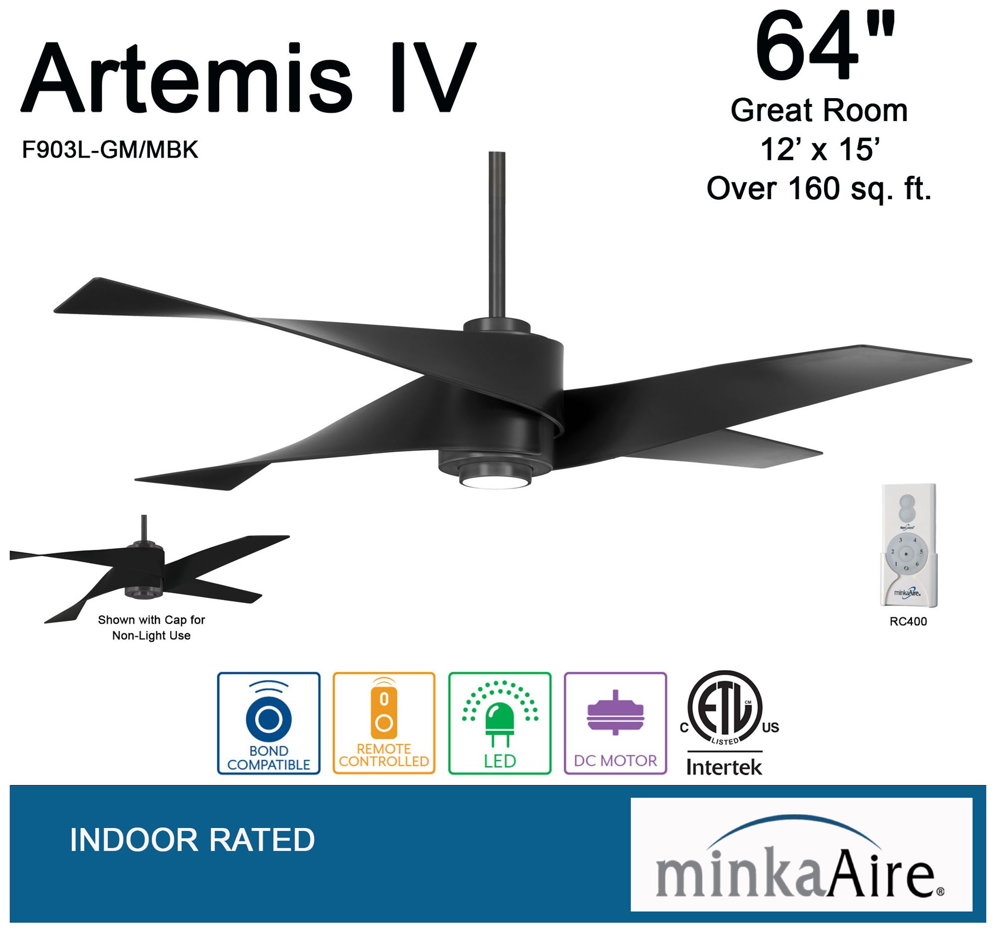 Minka Aire Artemis IV Ceiling Fan Lamps Plus