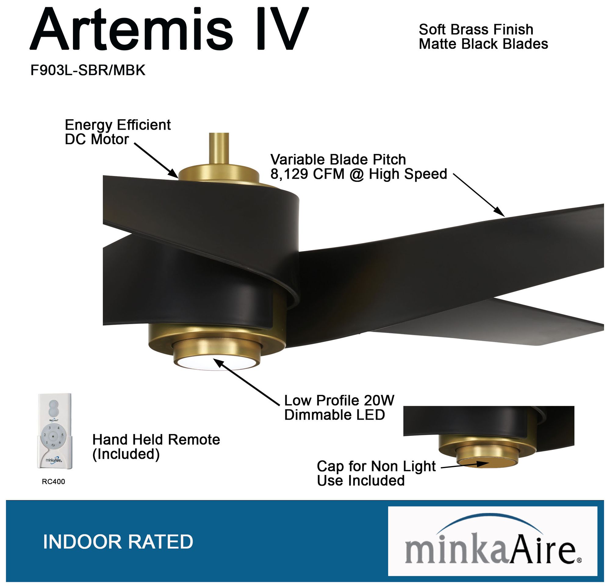 Minka Aire Artemis IV Ceiling Fan Lamps Plus