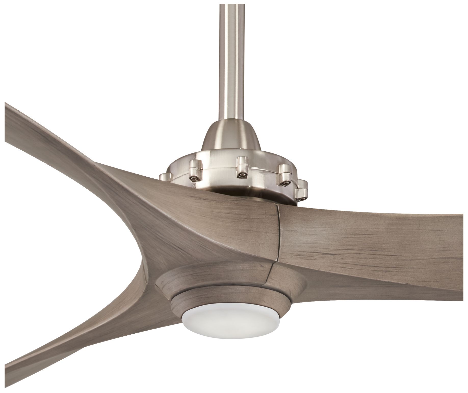 Image 3 Minka Aire Aviation 60-inch LED Brushed Nickel Ceiling Fan more views