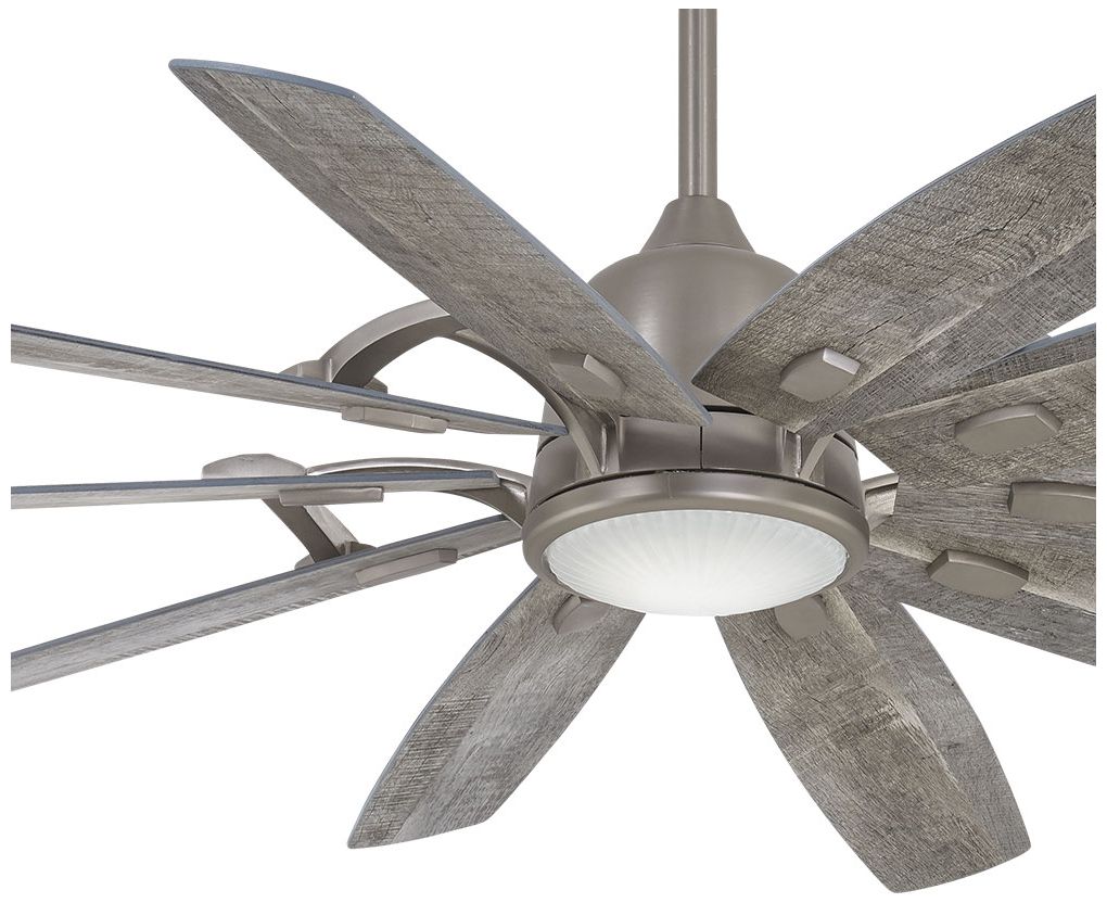 Image 3 Minka Aire Barn 65-inch LED Smart Burnished Nickel Ceiling Fan more views