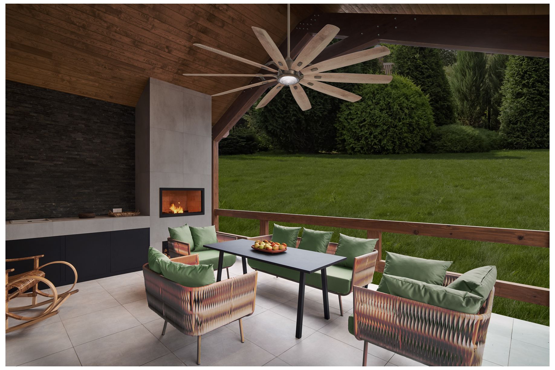 Image 6 Minka Aire Barn H20 84-inch LED Heirloom Outdoor Smart Ceiling Fan more views