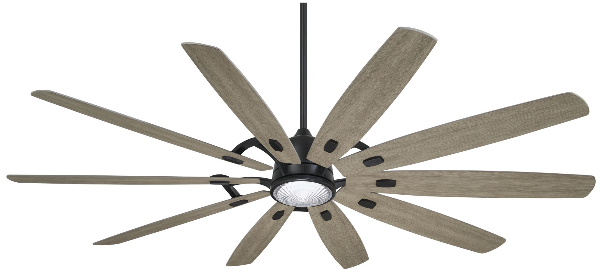 Image 2 Minka Aire Barn H2O 84-inch LED Coal Black Outdoor Smart Ceiling Fan