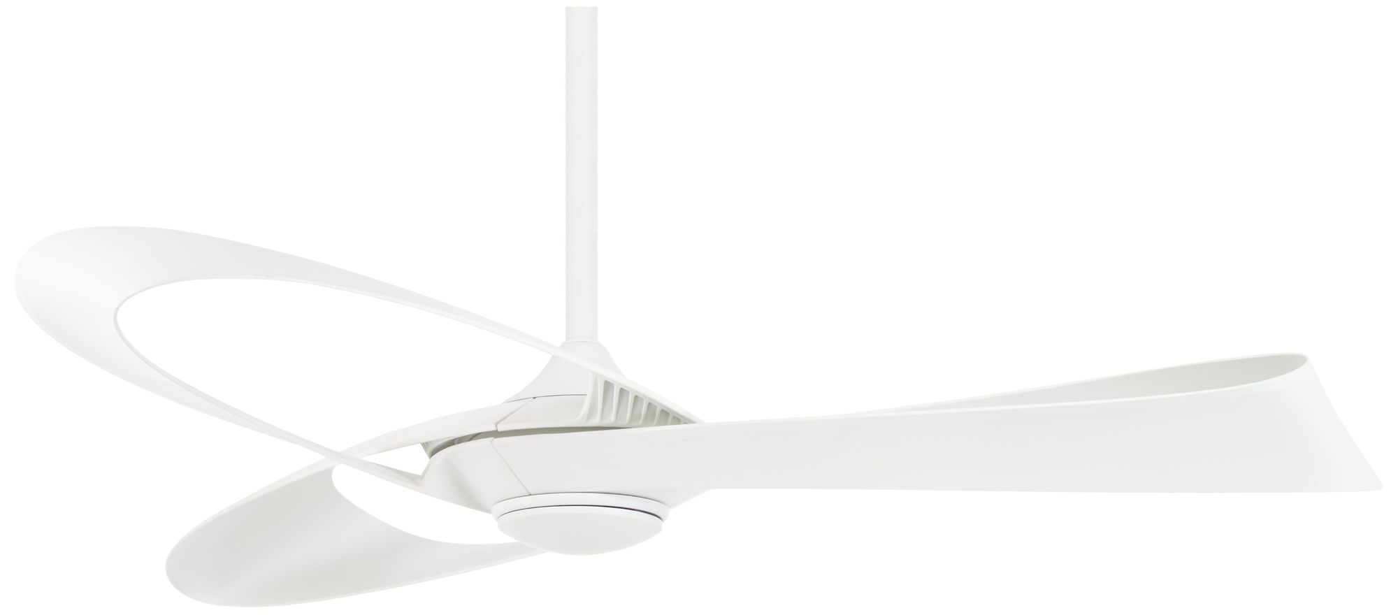 Image 2 Minka-Aire Bowie LED Flat White Ceiling Fan