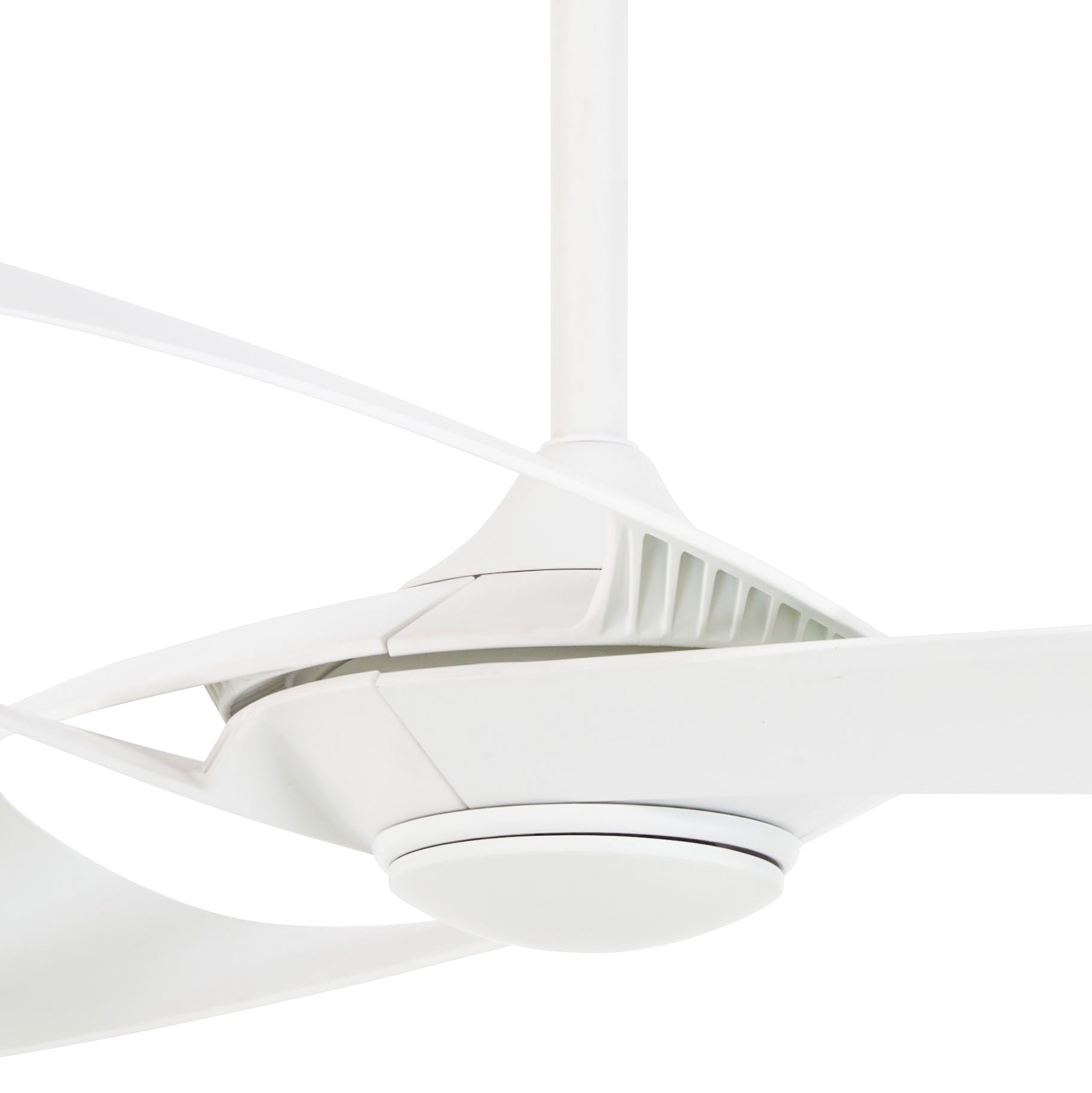 Image 3 Minka-Aire Bowie LED Flat White Ceiling Fan more views